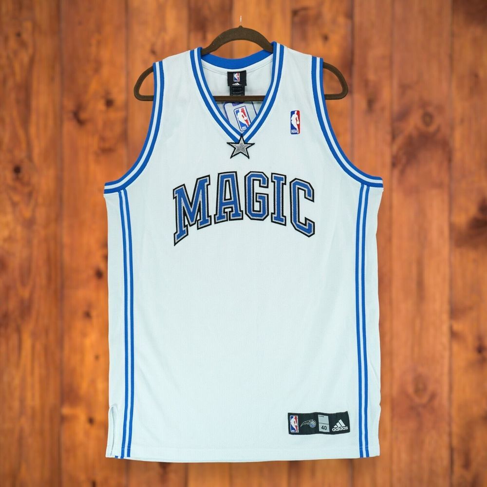 Vintage NWT Orlando Magic Adidas Jersey Authentic White NBA Men's 40